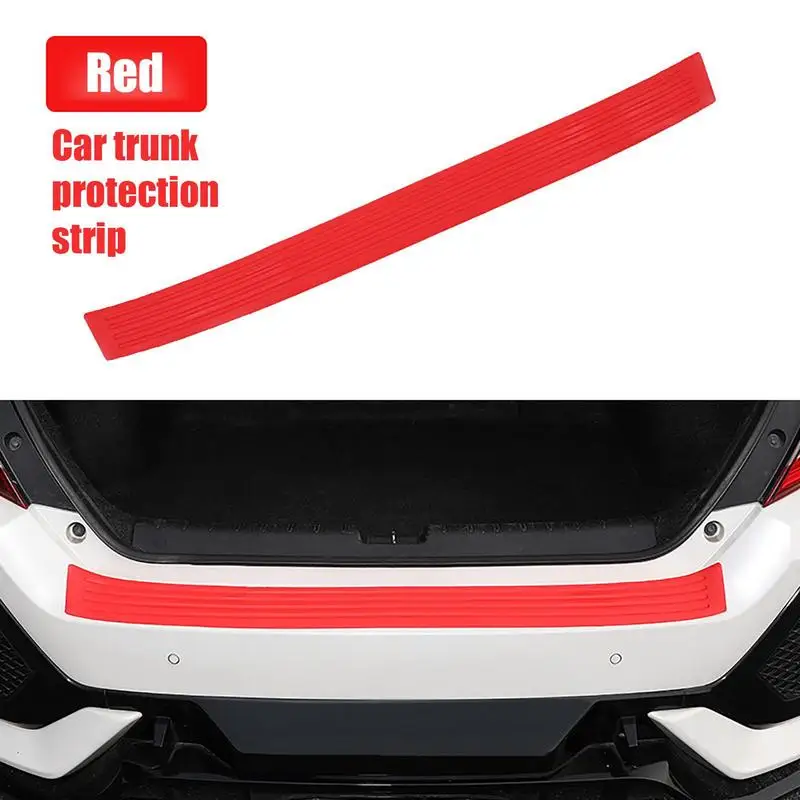 Rear Bumper Protector Mat Car Step Protector Strip Universal Automotive Door Entry Guard Car Threshold Sticker Door Sill