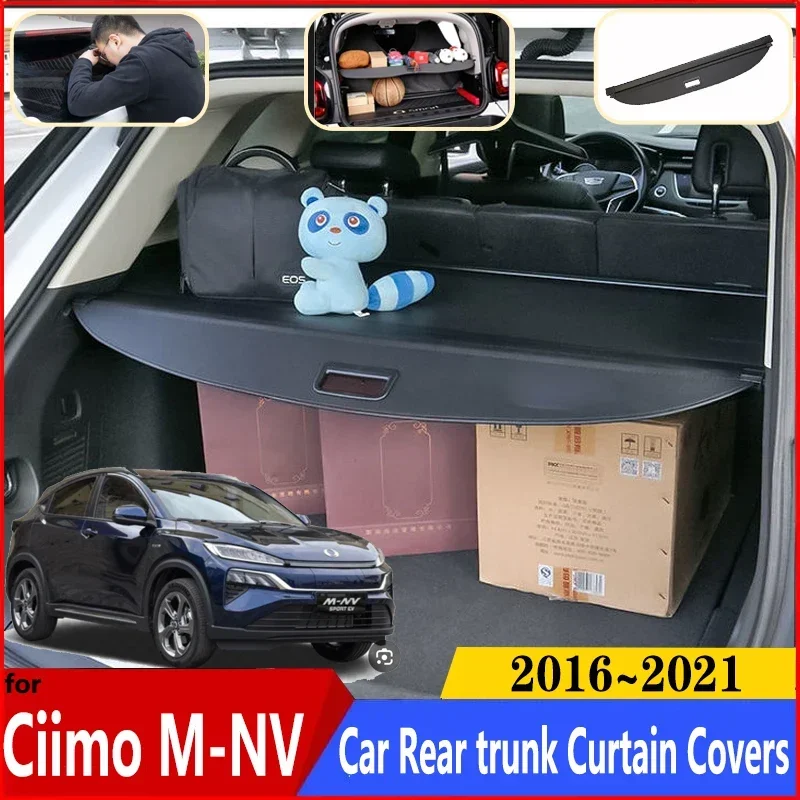 

Car Trunk Curtain For Ciimo M NV Accessories MNV XNV VE-1 2016~2021 Car Trunk Luggage Curtain Trunk Cargo Cover Auto Accessories