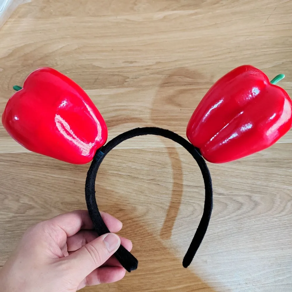 

Funny Kawaii Simulated Food Hair Hoop Korean Style Tomato Fruits Headband Potato Headwear Vegetable Hair Bands Female/Girls