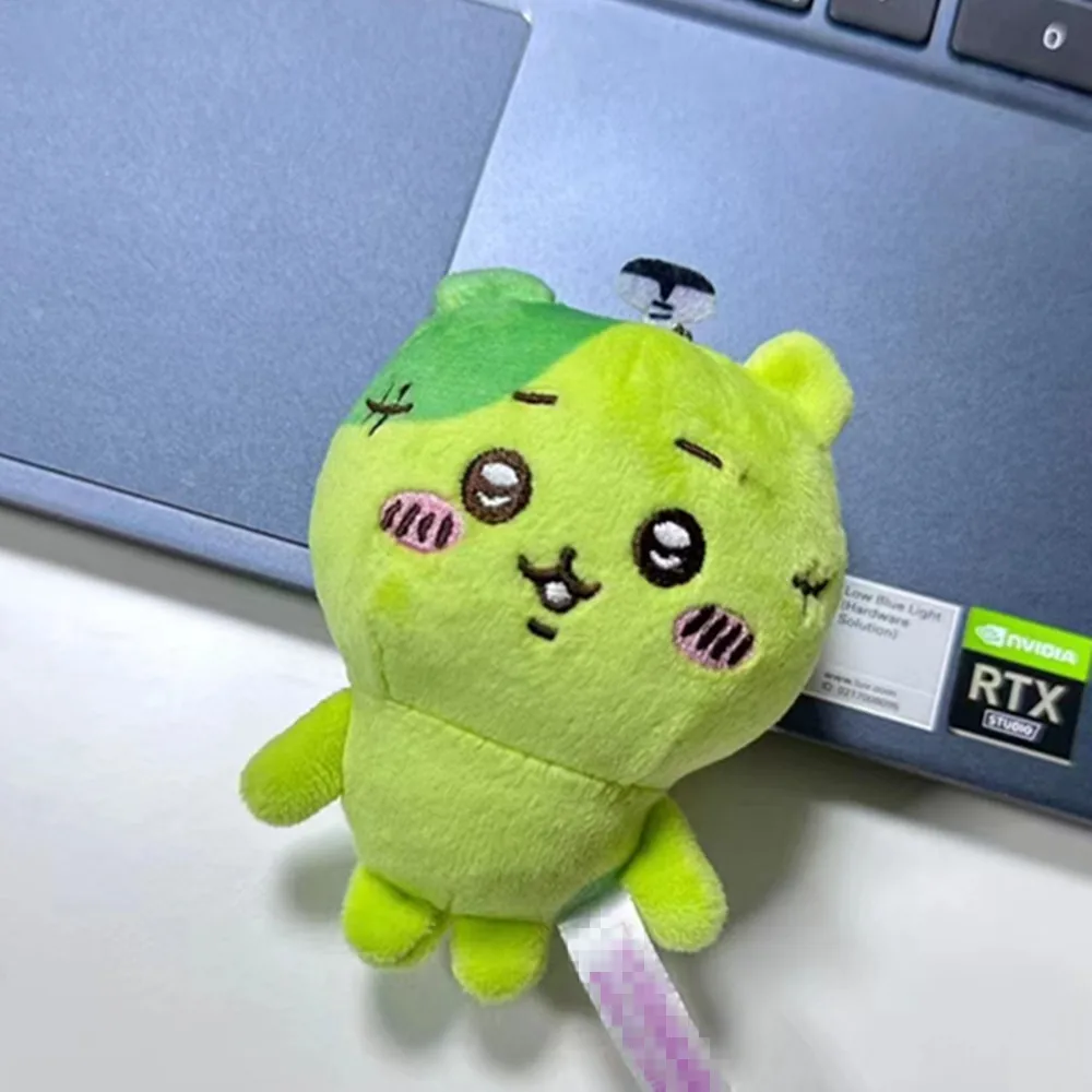 9cm 귀여운 할로윈 지야카와 치이카와 자기 비꼬는 곰 우사치 귀여운 봉제인형 펜던트 키체인 시나모롤 봉제인형 카와이