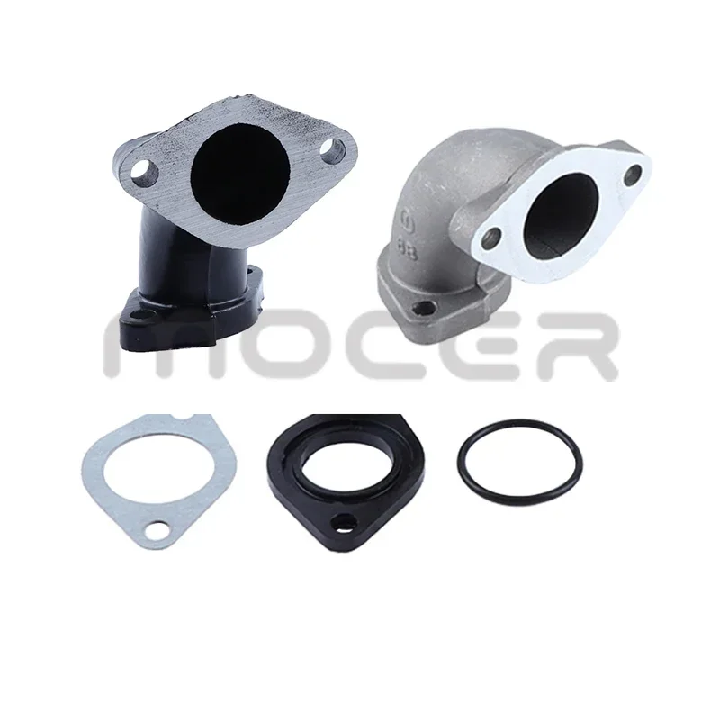 Off-Road Motorcycle 26MM Intake Manifold Carburetor Intake Pipe + Gasket Suitable for 110cc-160cc Engine Lifan YX D343 Pit Bike