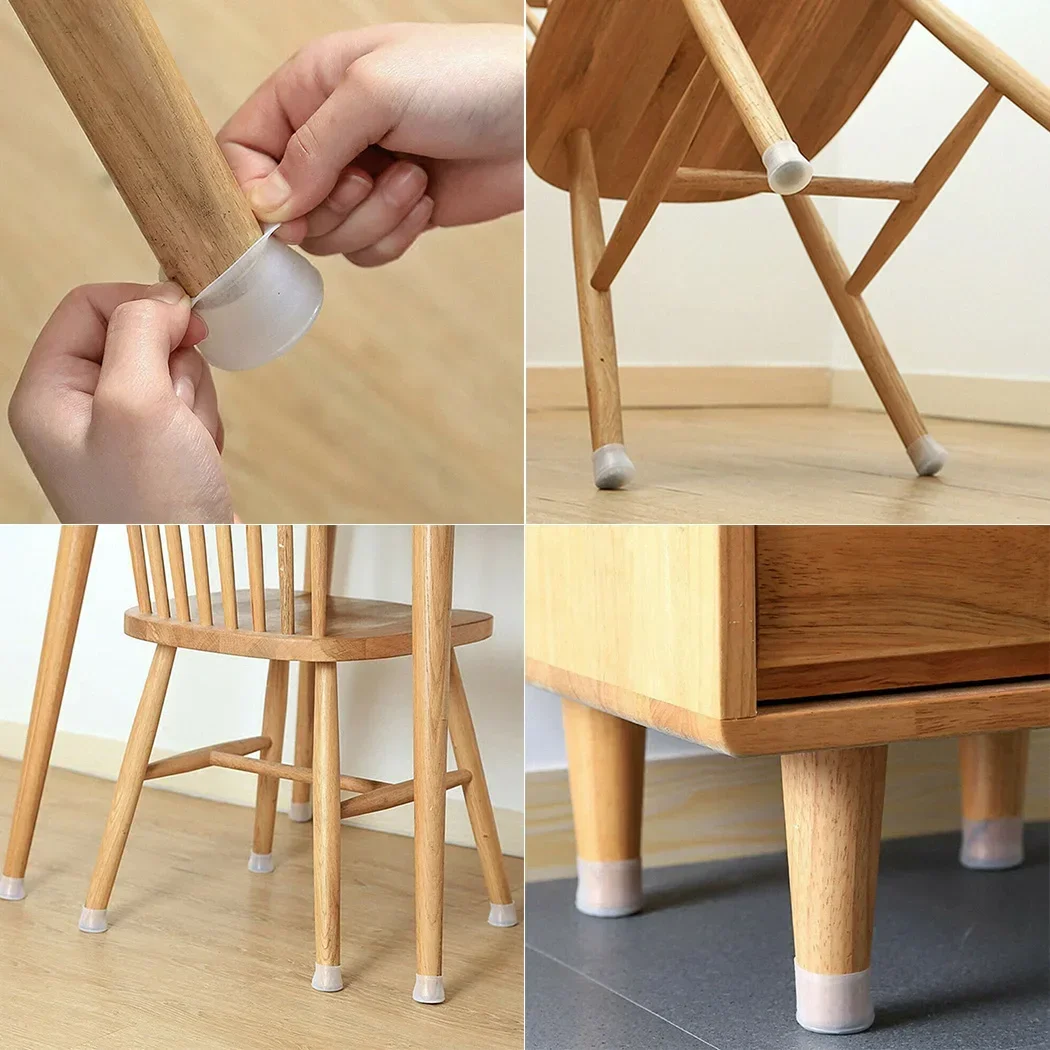 16Pcs/set Chair Foot Pad Cap Cover Chair Table Feet Furniture Leg Pad Protection Protector High quality New Set