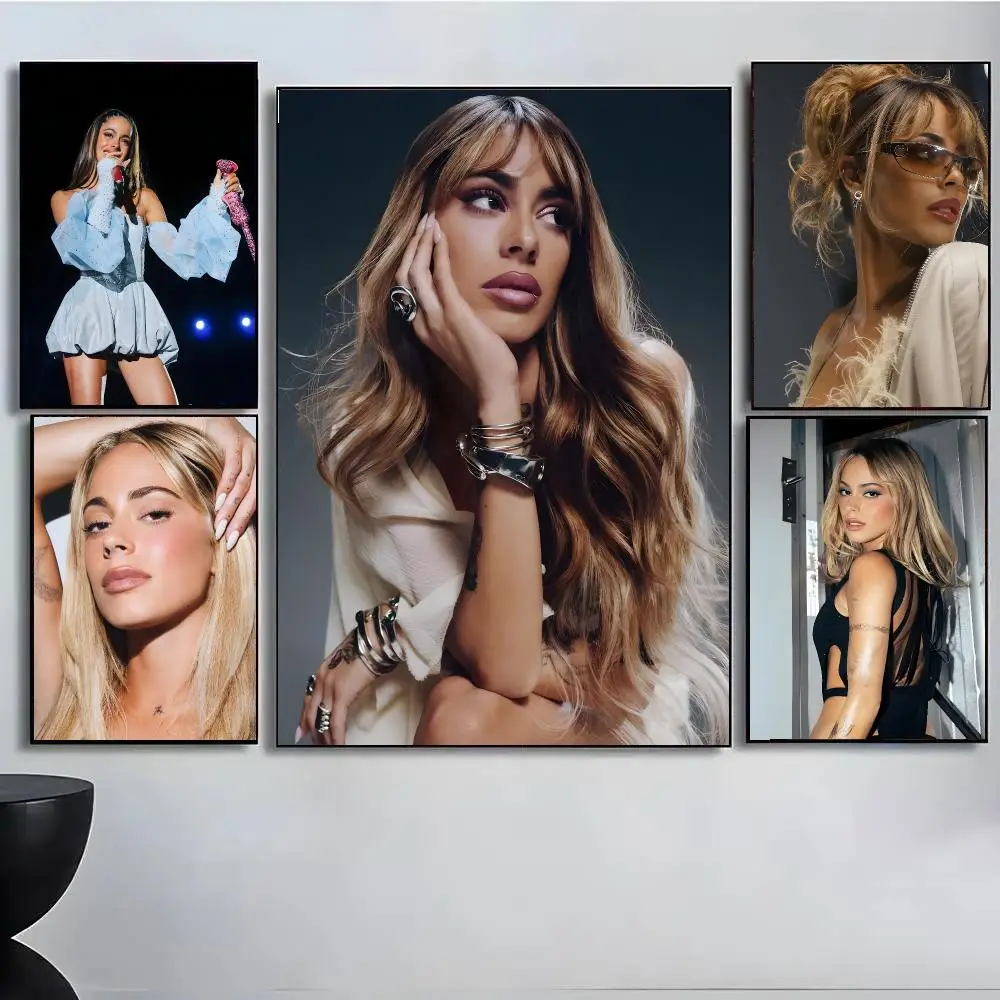 Singer T-Tini Stoessel Actor Poster High Quality Wall Art For Home Office Bedroom Living Room Hallway Bar Perfect Gift Idea