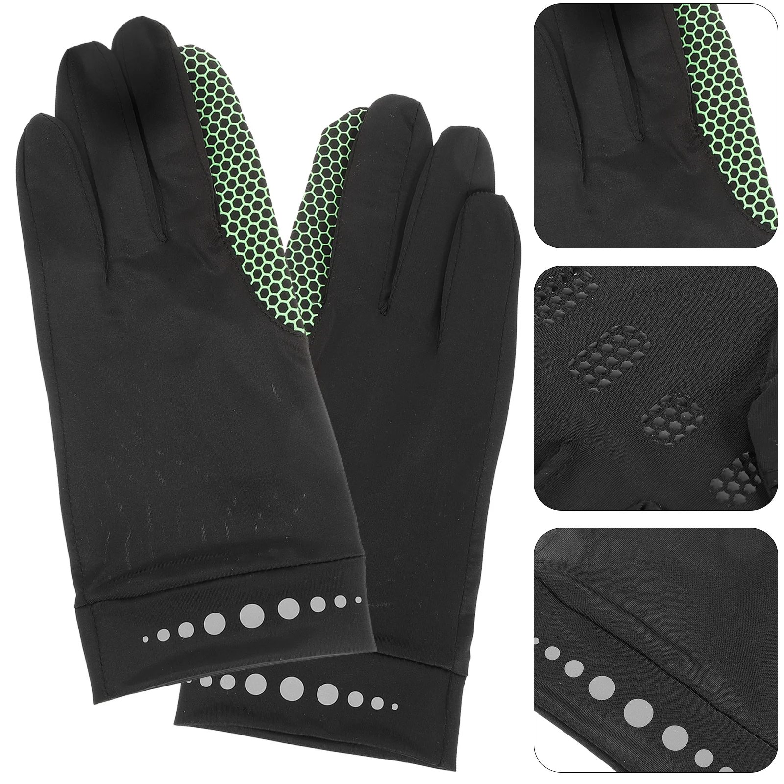 

1 пара компактных перчаток для верховой езды средней толщины, воздухопроницаемость, идеально подходящие для занятий спортом и фитнесом, перчатки для рыбалки