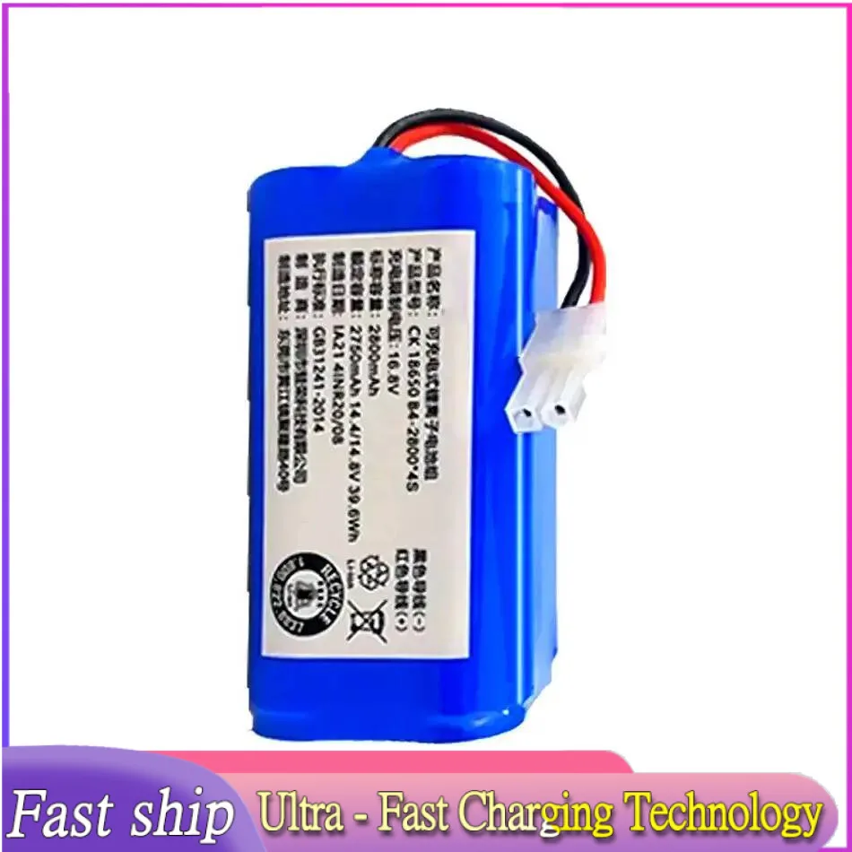 

Battery For Ilife A4 A4s V7 A6 V7s Plus Robot Vacuum Cleaner 4S 1P Full Capacity 2800Mah Fast Charging