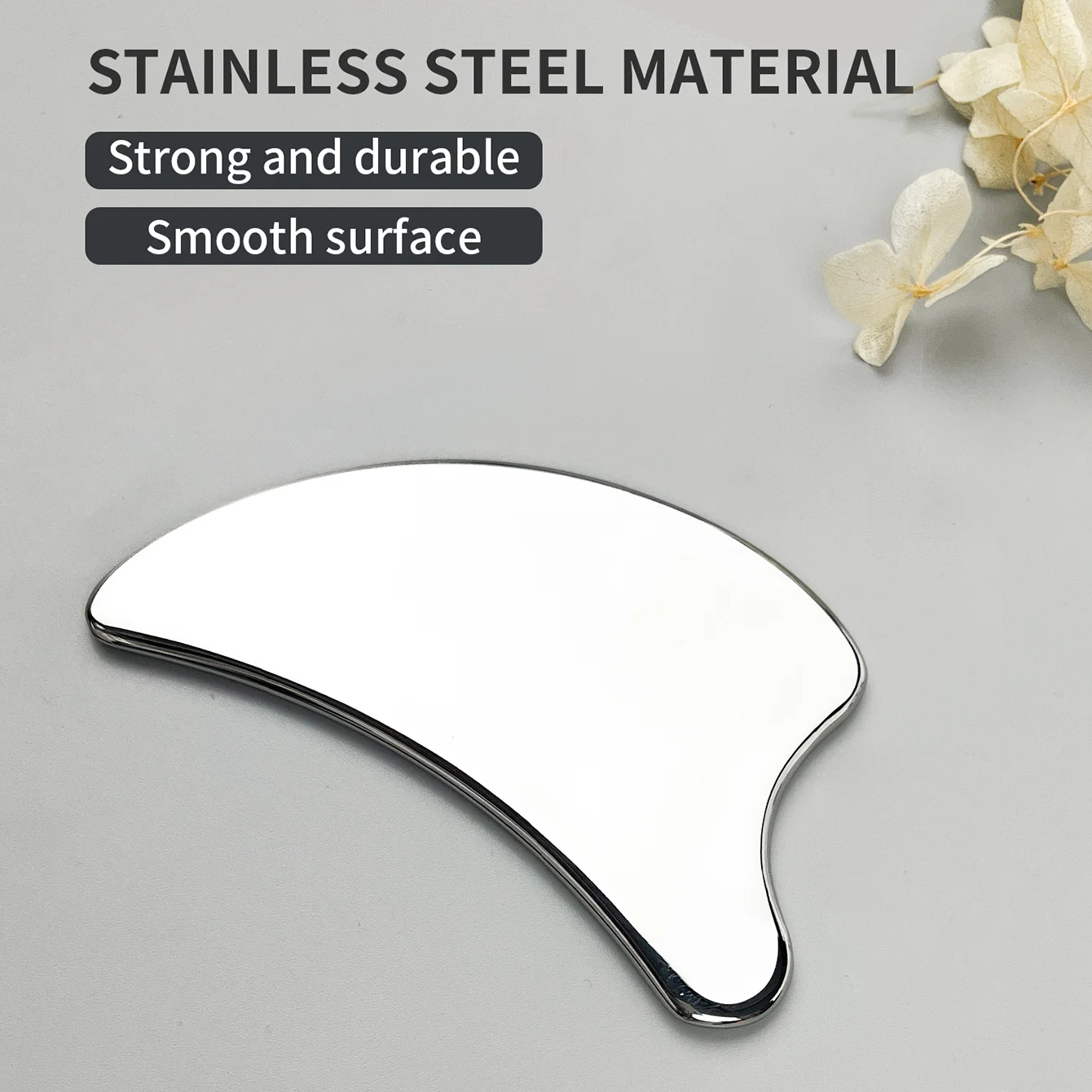 1pc Stainless Steel Scratching Board - Facial Massage Board - Portable and Practical Facial Massage Tool