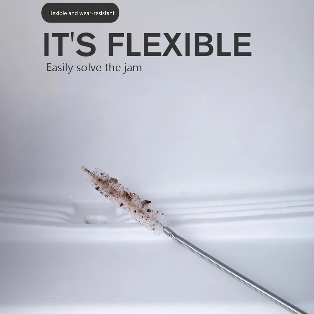 100 سنتيمتر/150 سنتيمتر أنابيب التبريد الحفارة قابلة لإعادة الاستخدام المحمولة خرطوم الصرف فرشاة نظيفة مزيل الرائحة اكسسوارات حل مشكلة انسداد #1