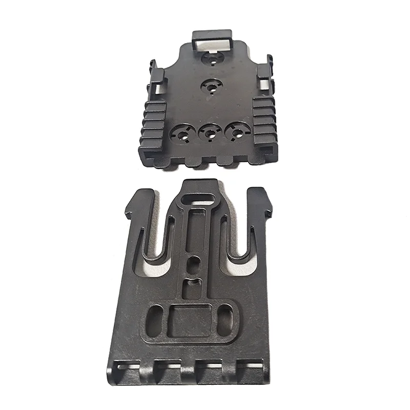 Sistema di bloccaggio tattico. Base adattatore per gamba per fondina da caccia, kit QLS 19 22, adattatore in pelle per fondina per pistola