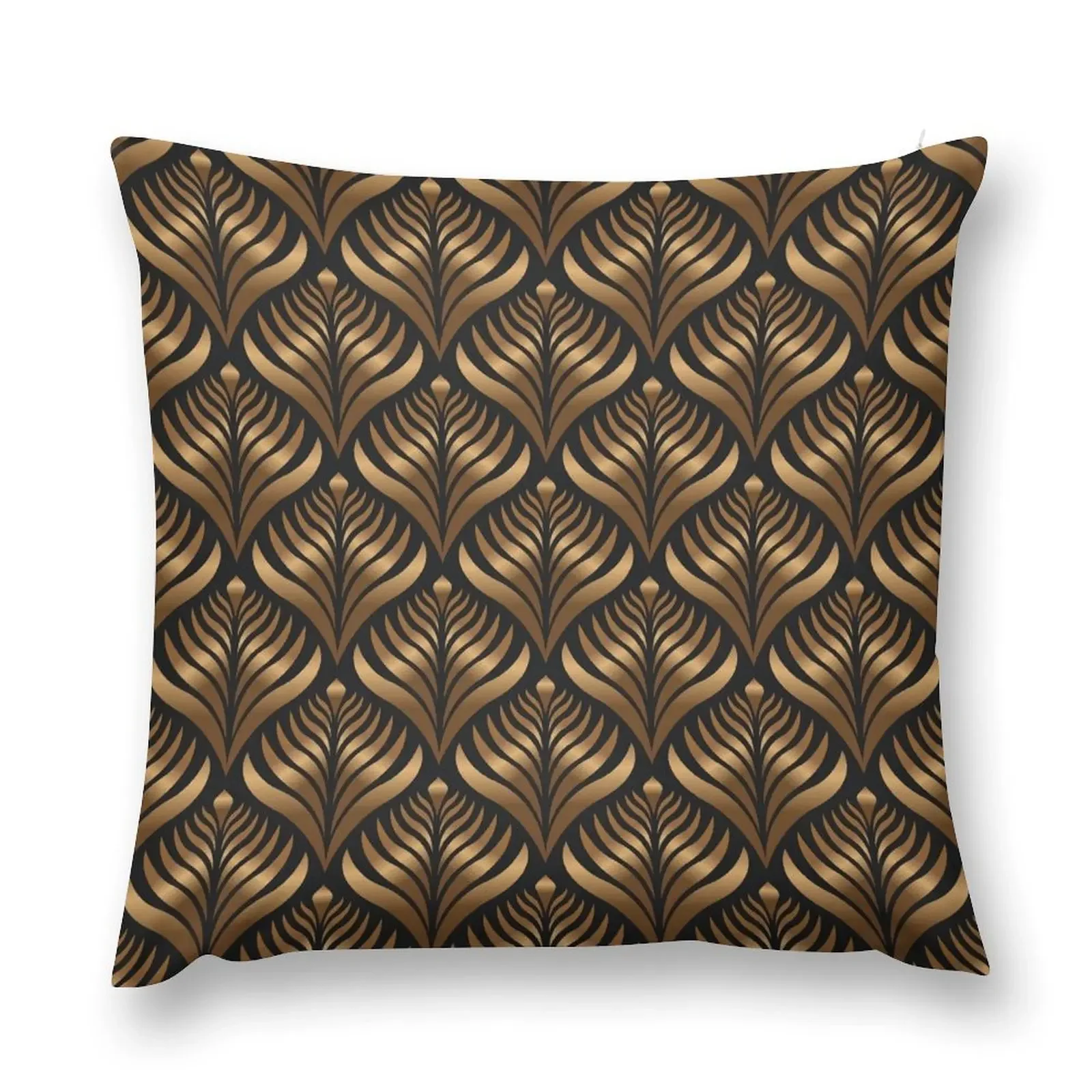 

Abstract Luxury Gold Pattern, This luxurious gold patterned t-shirt is a perfect piece for any occasion. Throw Pillow