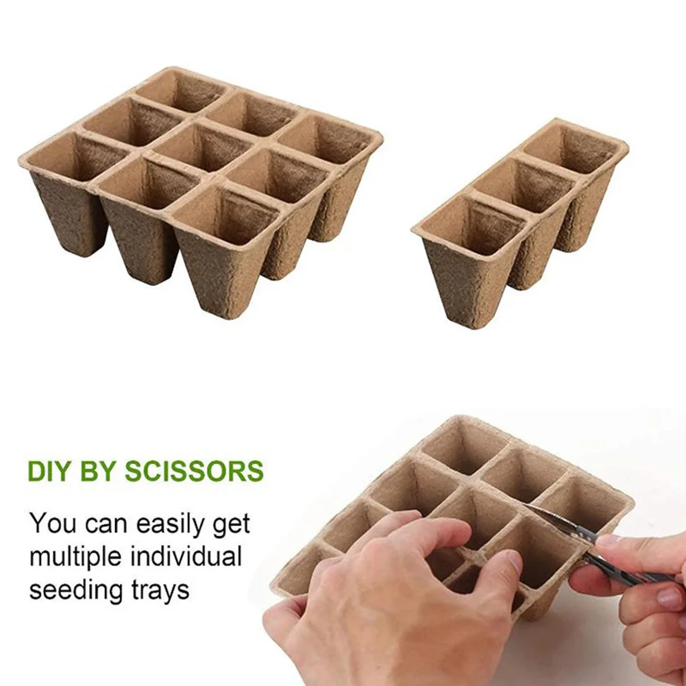 Starter Trays for Young Plants Easy to Use and Cut for Transplanting Suitable for Gardeners and Growers  Starter