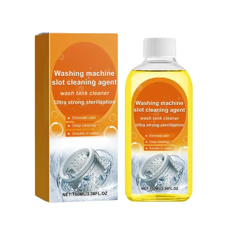 Washing Machine Cleaning Agent Deep Cleaning Formula Agents 100ml Washer Machine Cleaner Front Loader & Top Load Washer