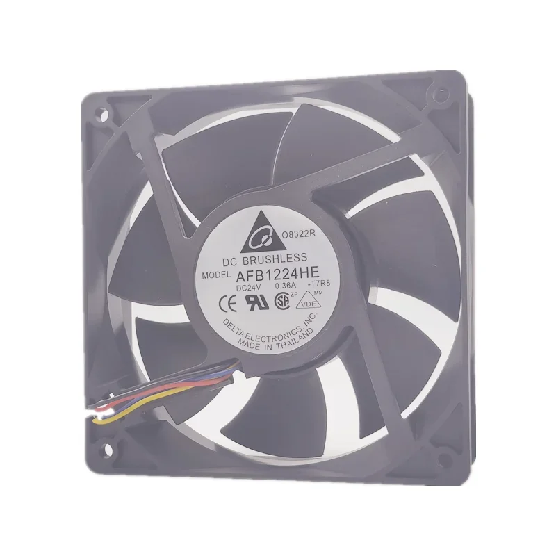 Untuk Delta AFB1224HE DC 24V 0,36A 12038 12Cm Kipas Pendingin Kipas Pendingin Inverter Volume Udara Besar