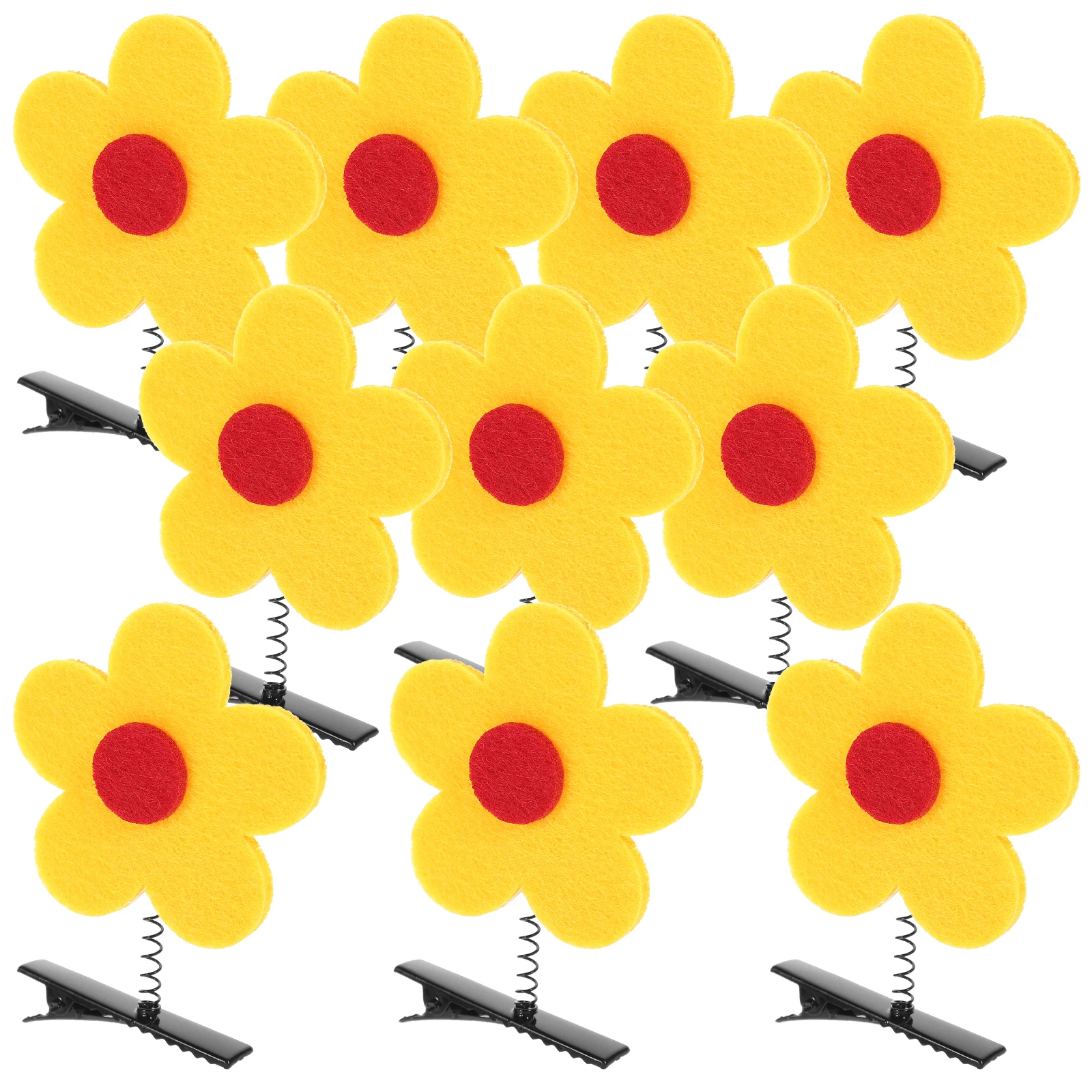 

10Pcs Flower Hair Accessories for Girls Cute Hairpin Practical for Outfit Matching and Hairstyling Flower Hair Clip