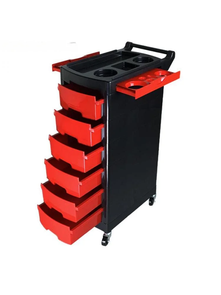 High-end beauty salon hairdressing supplies barber shop tool cabinet trolley rack hairdressing trolley hair salon tool cart