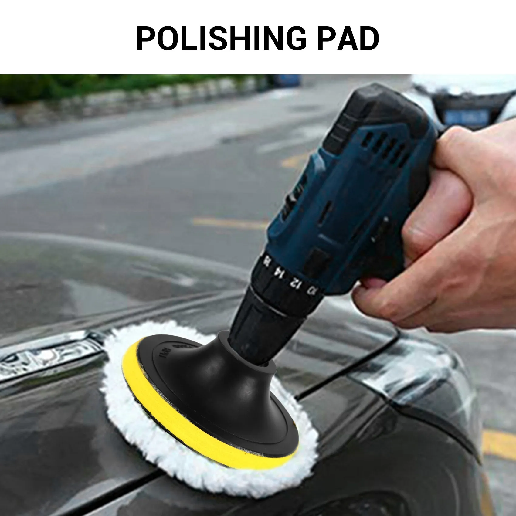 Tampone di lucidatura platorello di supporto tamponi abrasivi M14 per lucidatrice nuovo diametro filettatura K1: 100MM
