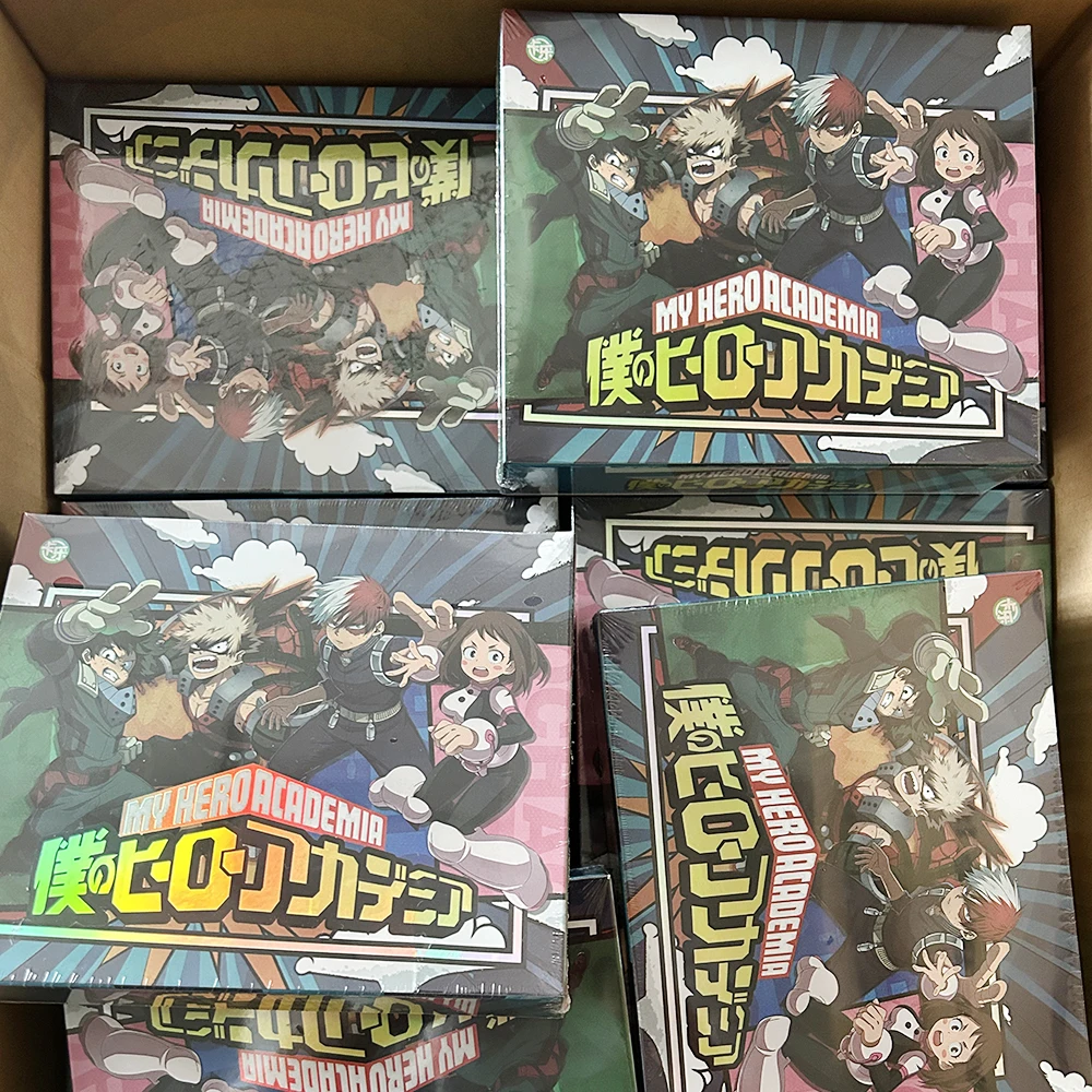 2024 New My Hero Academia Collection Card Anime Midoriya Izuku Yaoyorozu Momo Bakugo Katsuki Card TCG Booster Box Kid Hobby Gift