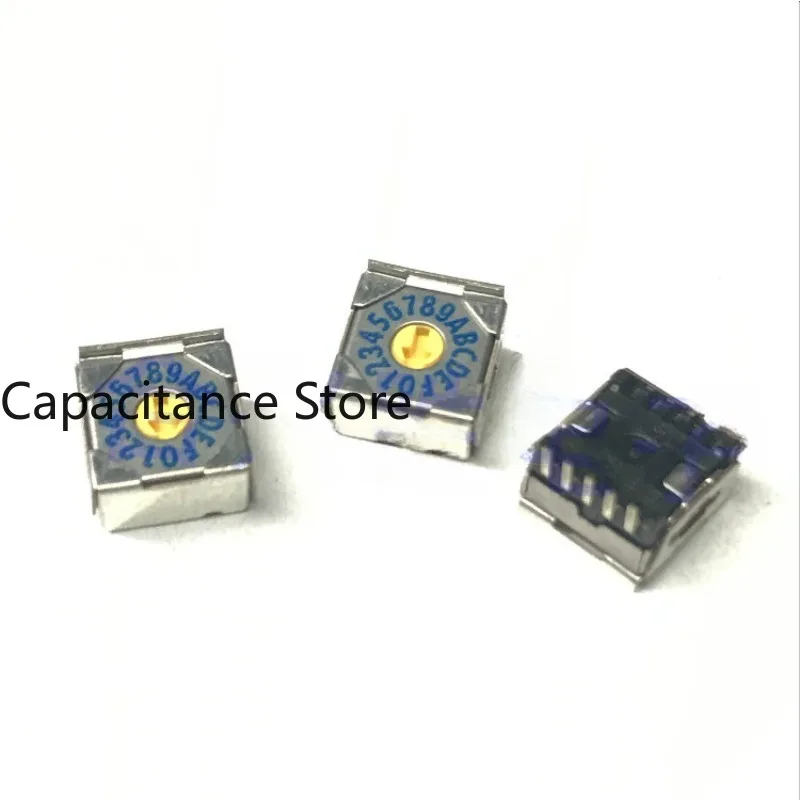 5PCS 0-F/16 gear 8421C rotary dial code coding switch SMRR7016-1