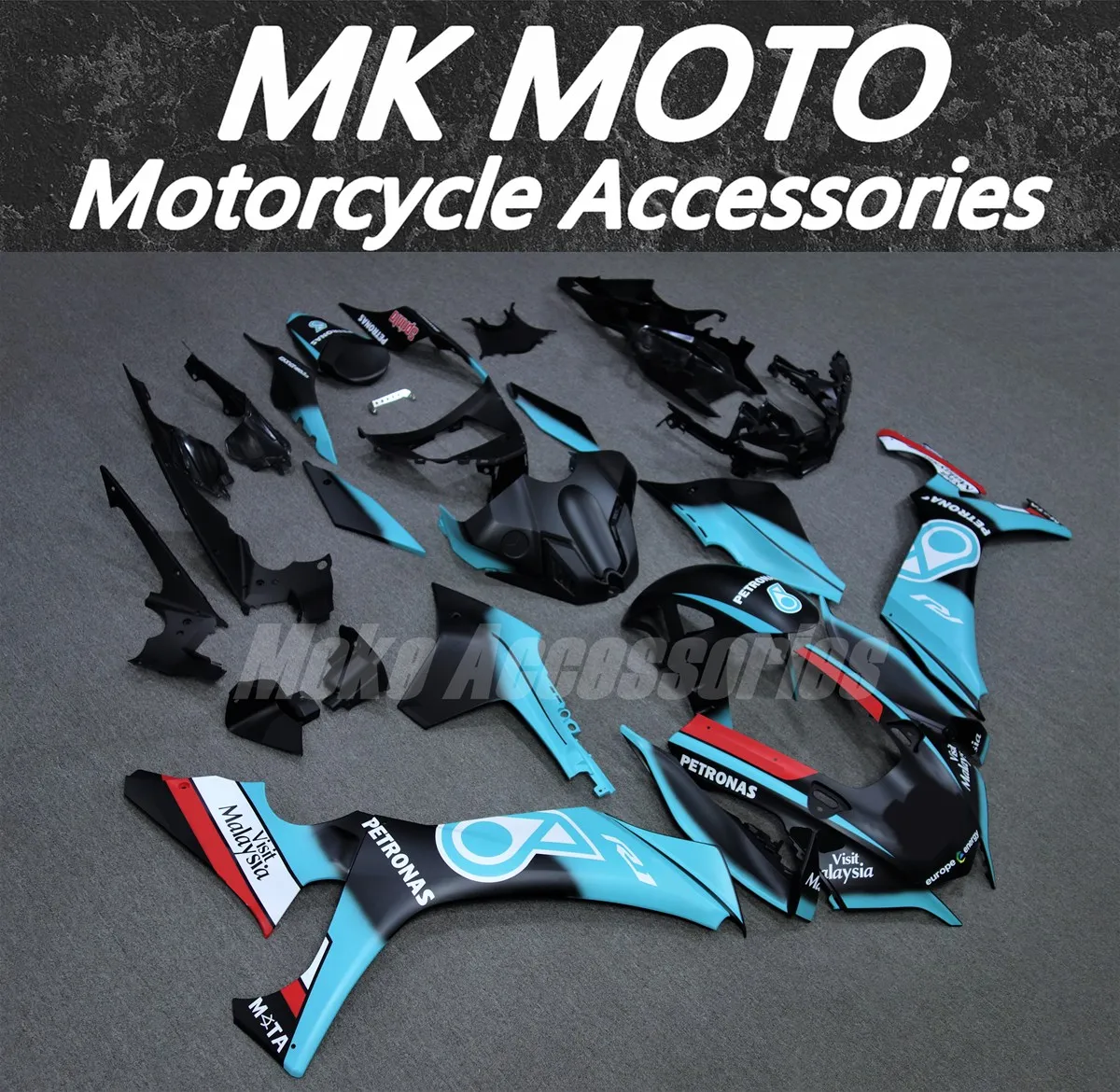 

Комплект обтекателей для YZF R1M R1 2020 2021 2022 2023, высококачественный комплект кузовных деталей из АБС-пластика, черный, белый, синий