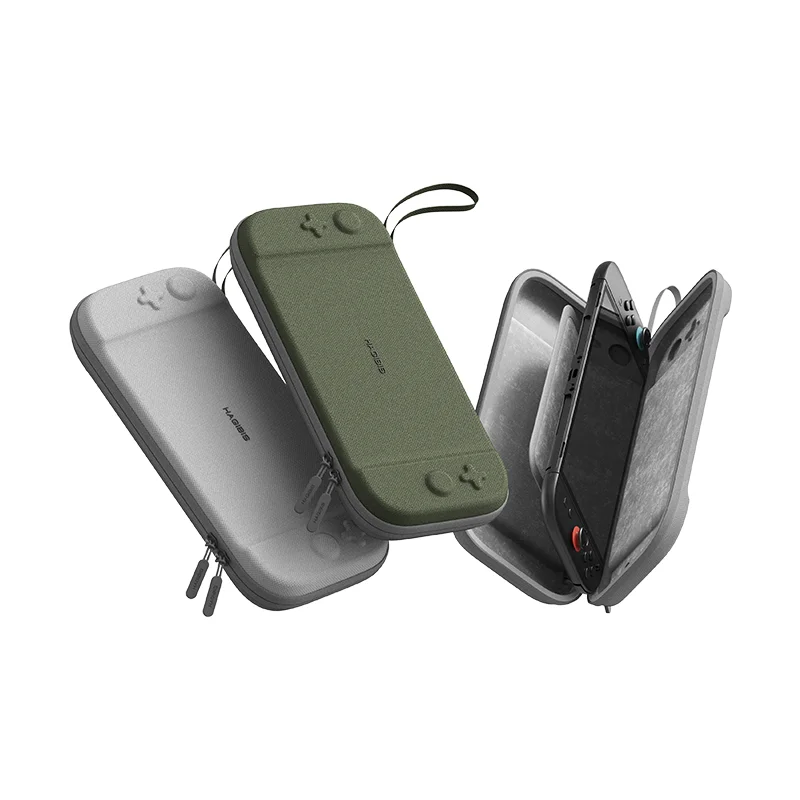 Hagibis Portable Carrying Case for Switch 2 Traveling Bag Hard Shell NS Accessories Protective Cover 10 Games Cartridge NS2 Case