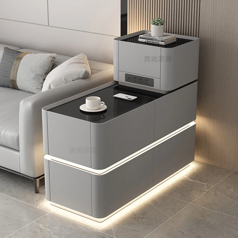 Living Room Cabinets Storage Organizer Wood Cabinets Perfume Mobile Display Jewelry Nordic Luxury Curio Gabinete Home Furniture