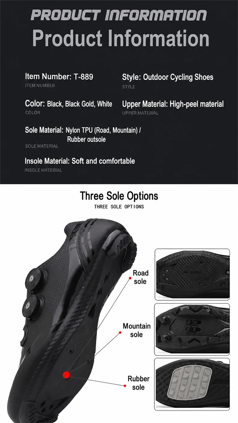 Professionelle Rennrad-Sneaker für Herren und Damen Mountainbike-Schuhe SPD-Klammern MTB-Fahrradschuhe Speed-Sneaker Dirt-Bike-Schuhe – Detail 7