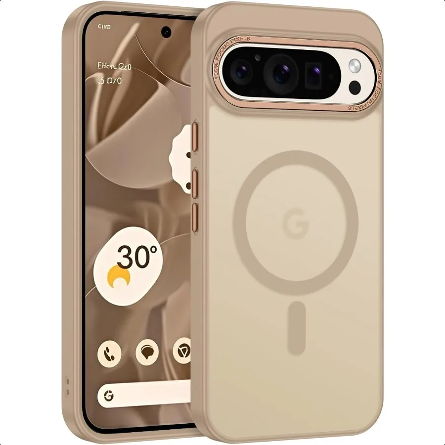 

BENTOBEN Magnetic for Google Pixel 9 Pro XL Case Pixel 9 L Phone Case Compatible with MagSafe Translucent Matte Slim Shockproof