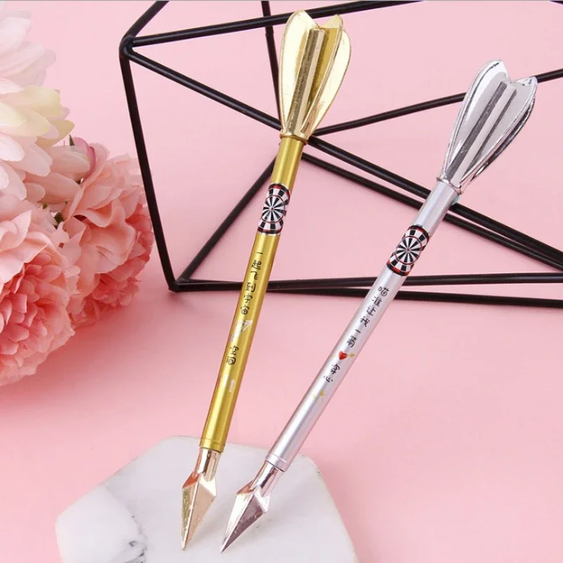 5 Stück Dart Modellierung Gel schreiber Set schwarzer Kugelschreiber zum Schreiben von 0,5mm Nachfüllungen Büro zubehör Schul bedarf Briefpapier