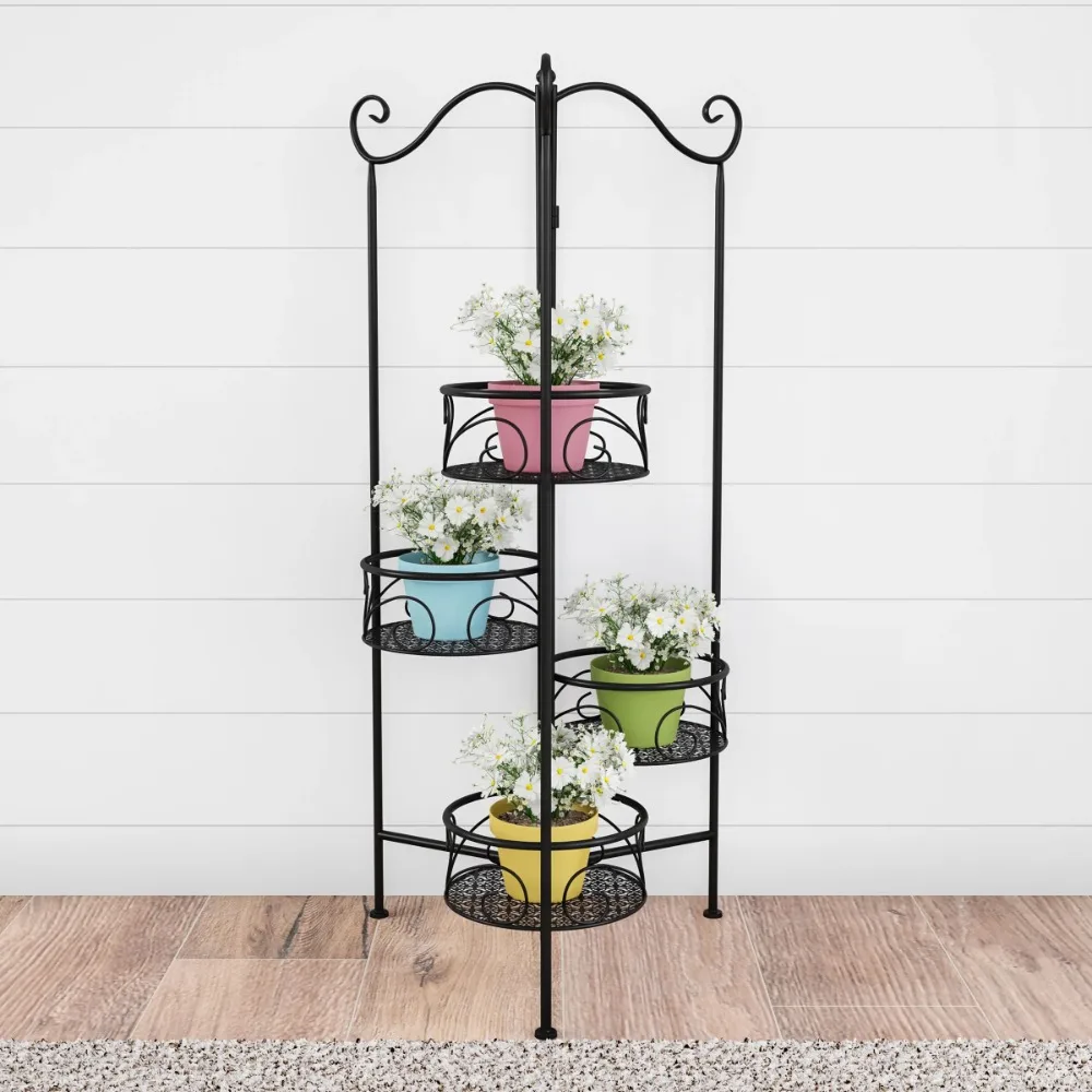 

2024 New 4-Tier Plant Stand Indoor or Outdoor Garden Display