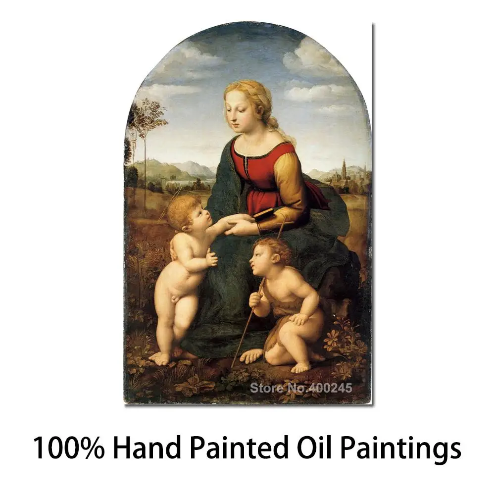 

Portrait Artist La Belle Jardiniere Raphael Sanzio Canvas Art Hand Painted High Quality