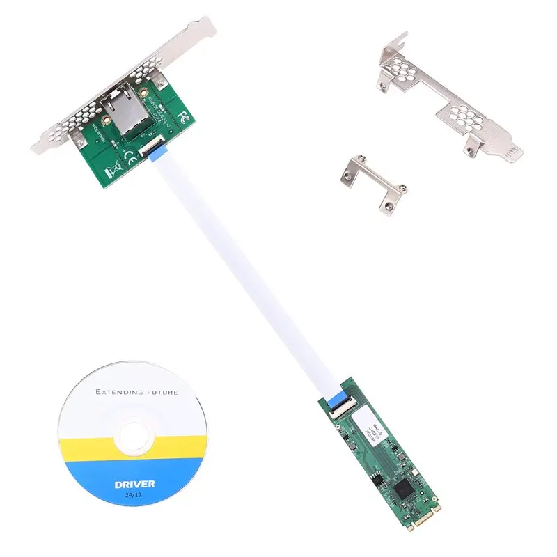 

Сетевой адаптер B67C с одним портом, 5 Гбит/с, гигабитная сетевая карта M.2 B+ M KEY, чип RTL8126 для Win7/8/10