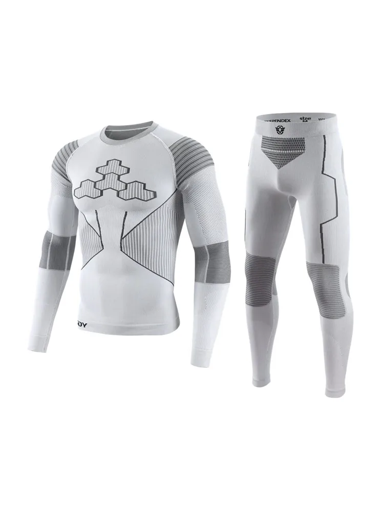 Seamless Thermal Underwear For Men Soft Breathable Tight Slimming Fit Yoga Fitness Gym Skiing Under Clothes