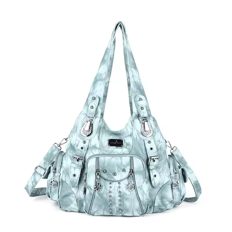 Angel kiss Bag Women Fashion Handbags Women Shoulder Bags PU Leather Handbag Female Satchel Shoulder Purse Bag bolsa feminina - Image 26