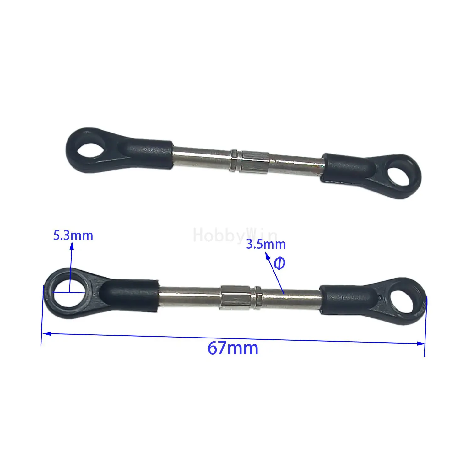 

Saisu 09303 Servo Links 2pcs for Saisu 1/10 RC 1931 1933 1937 1939 1980 1984 1986 1988 1991 1993