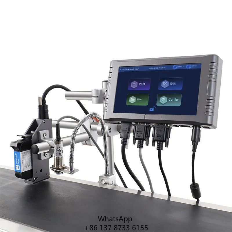 

Newest Docod T260E Affordable Online Tij Industrial Inkjet Printers For Plastic Pouch Paper Logos Dates Printing Machine