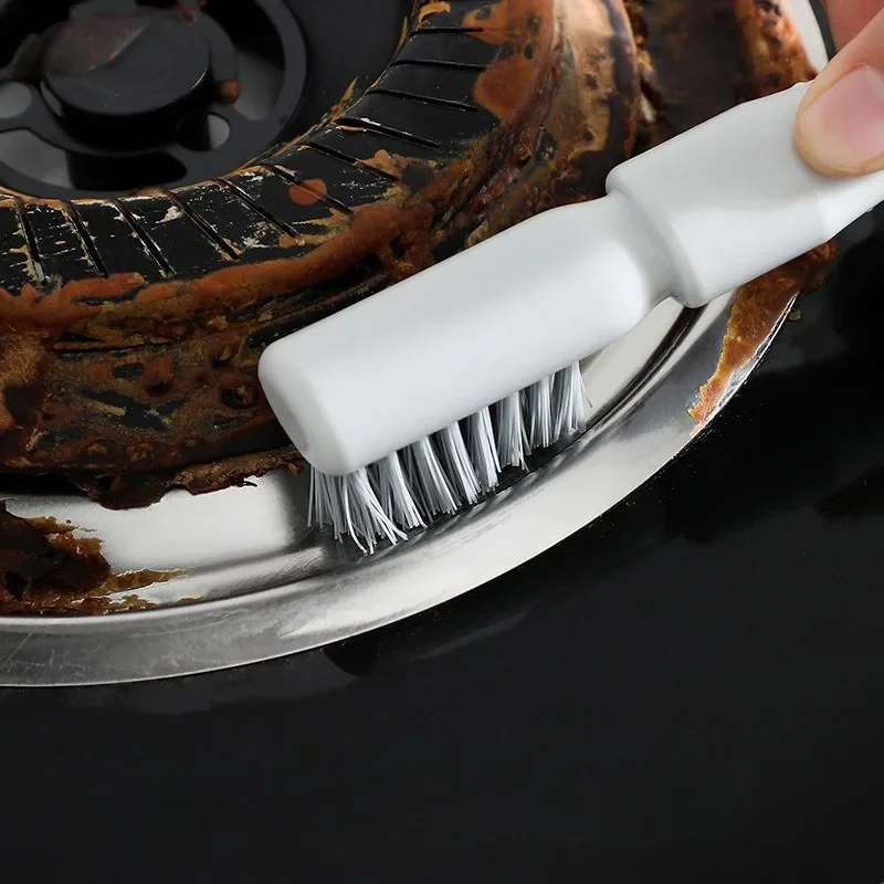 

Multifunctional Integrated Cleaning Tool Brush Shovel Rubber Scraper Small Beautiful Seam Dirt Scraper for Range Hood