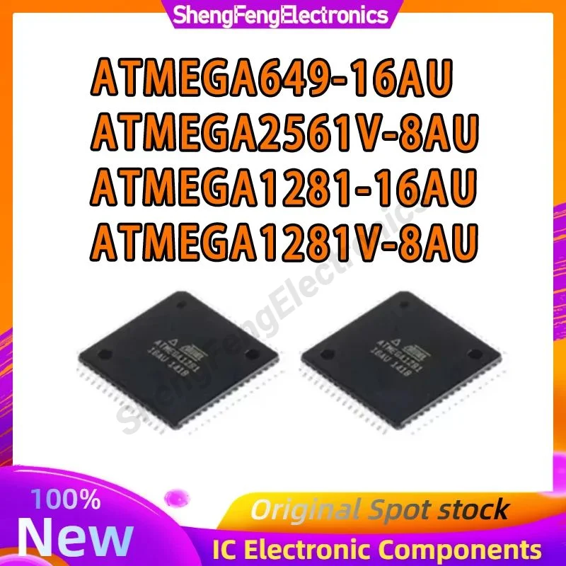 

ATMEGA649-16AU ATMEGA2561V-8AU ATMEGA1281-16AU ATMEGA1281V-8AU LQFP-64 IC Chip 100% New Original in stock