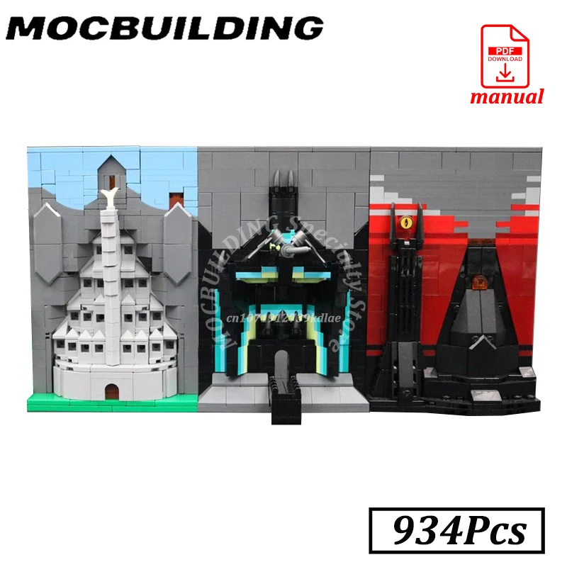 

Наборы открыток, модель MOC, строительные блоки, кирпичные кольца, строительные игрушки для фильмов, подарок