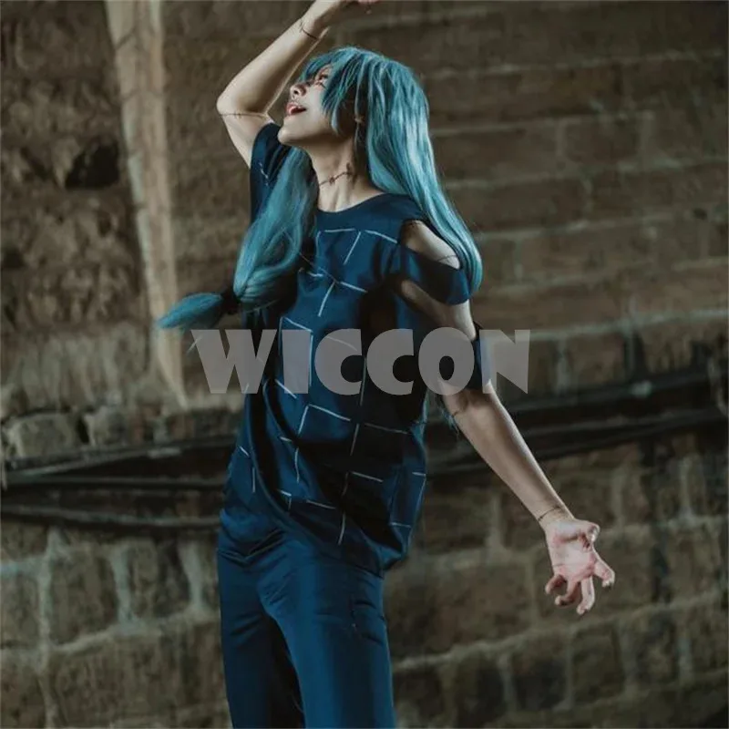 2025 New Mahito Cosplay Costumes Anime Wig Top Pants Suit Halloween Costume for Men Carnival Party Role Play Wigs PropsKodiak