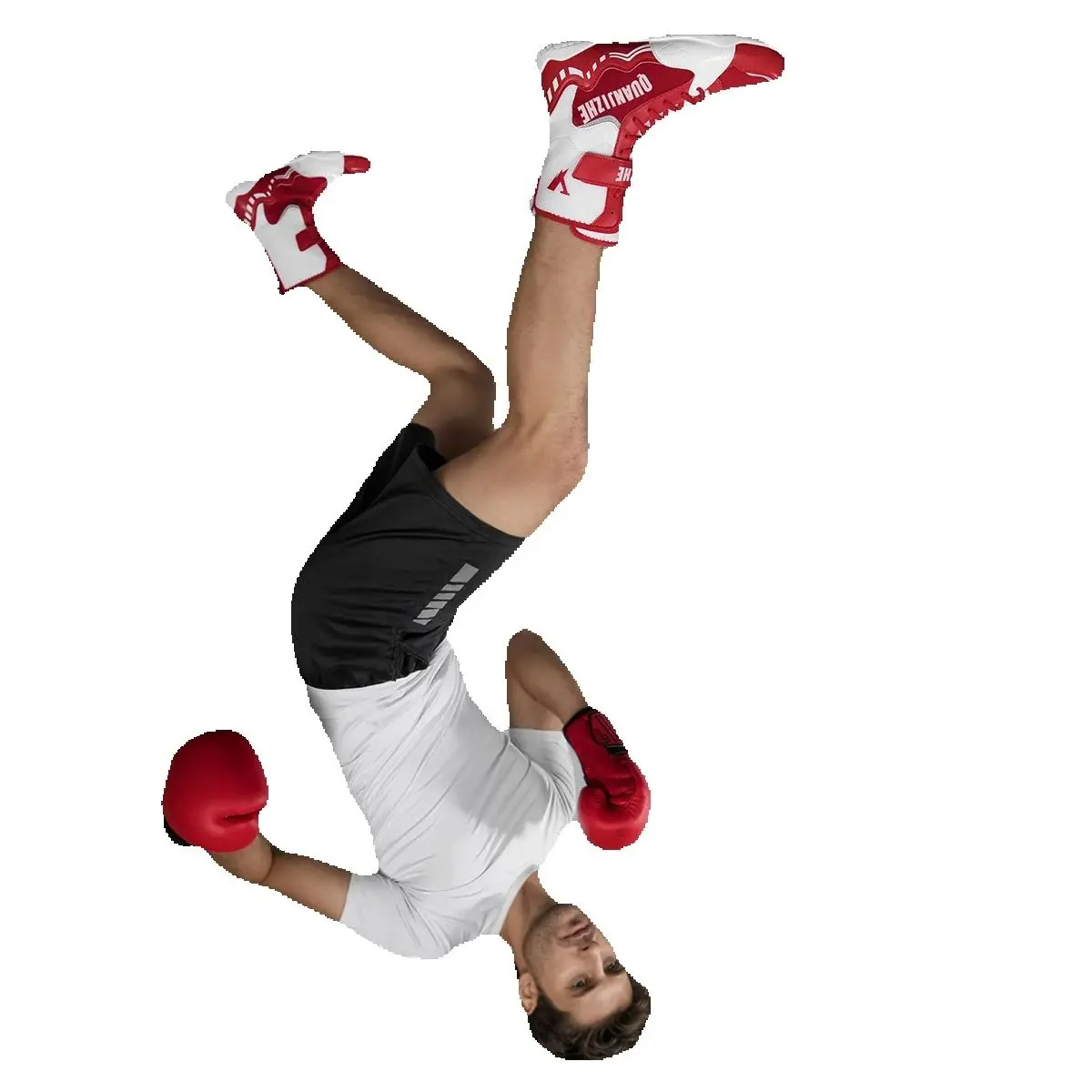 

Professional Grade High Top Boxing Shoes Men's Fighting Combat Indoor Fitness Hard Pulling Wrestling Boots Fitness Sneakers