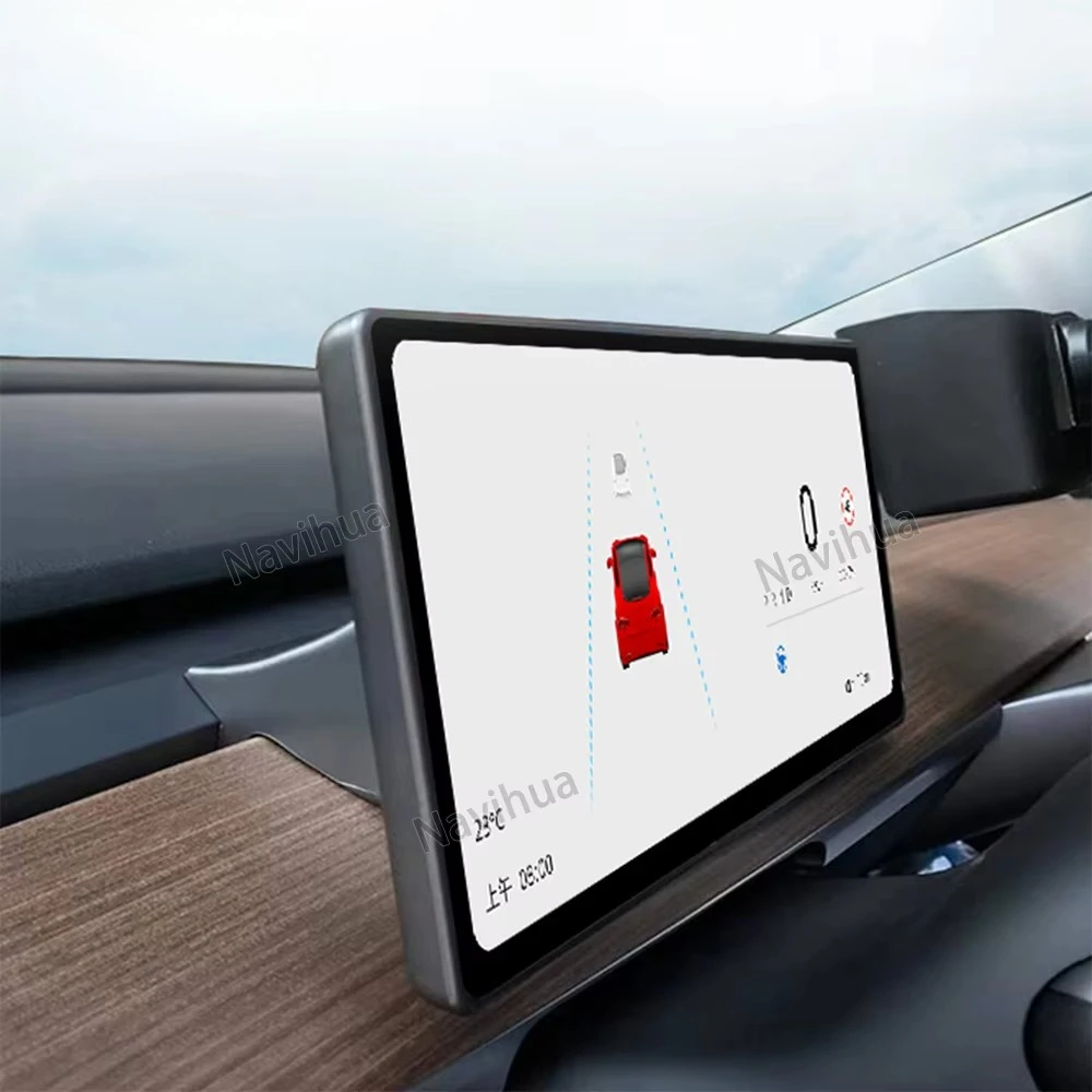 شاشة تعمل باللمس Carplay AutoRadio لوحة قيادة السيارة عداد السرعة LCD لوحة القيادة الرقمية تسلا 3/Y على شكل لوحة سيارة