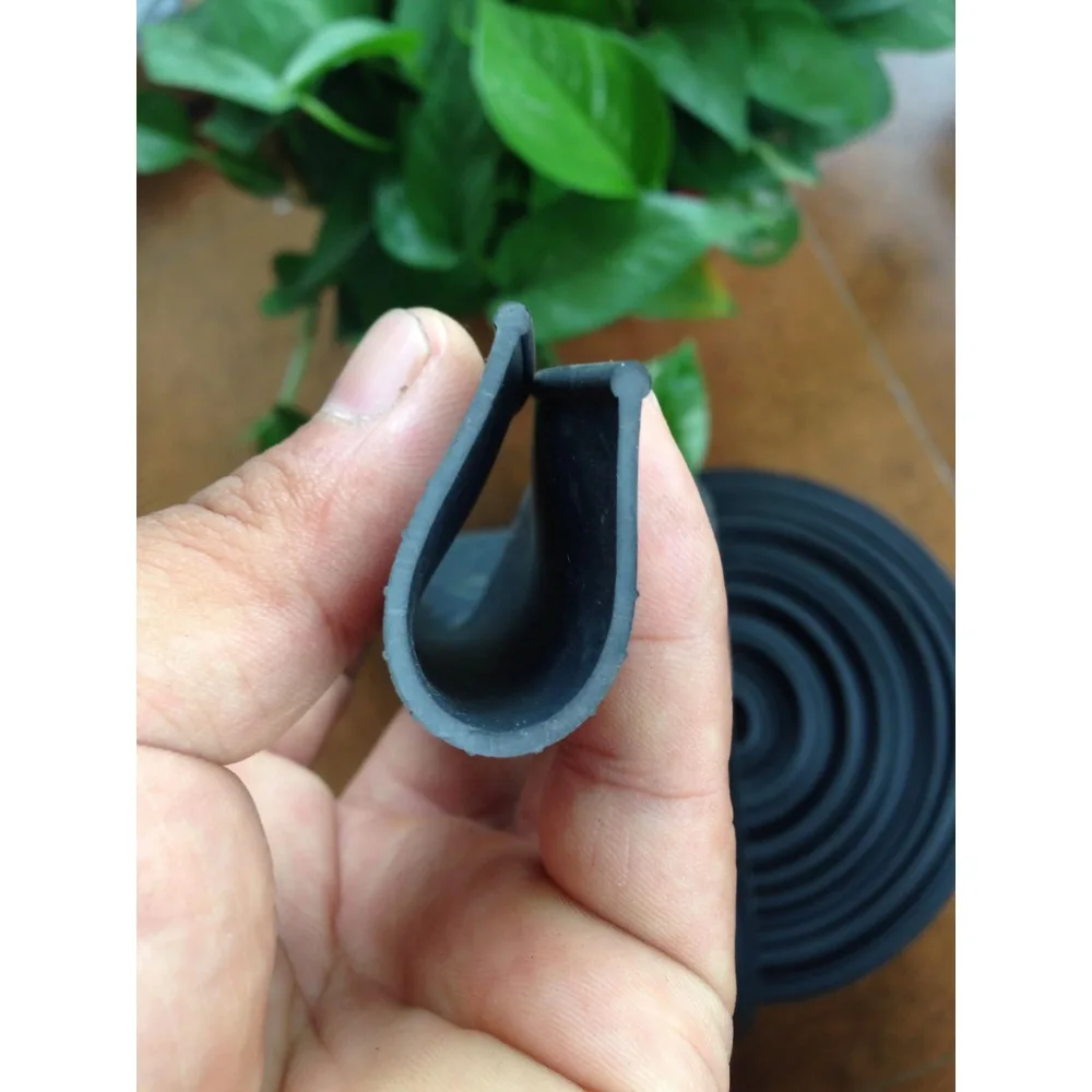 Genuine original Garage door Bottom shuttergate Electric door Bottom Sealing rubber Strips of Leather Door seal soundproof
