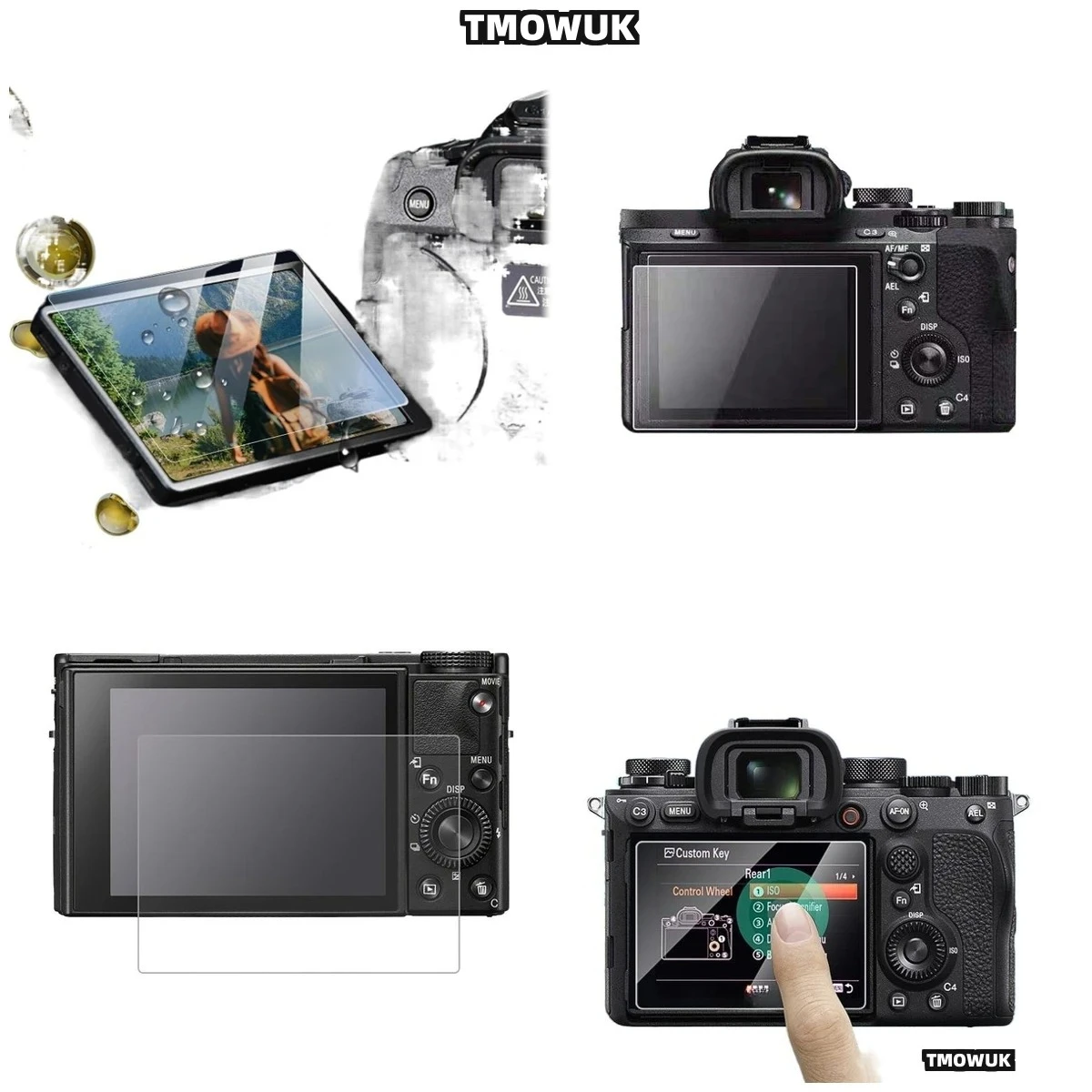 For Sony RX100M2 M3 M4 M5 M7 RX1 9H Hardness Anti-Scratch Ultra Clear Camera Screen Tempered Glass Protective Film,