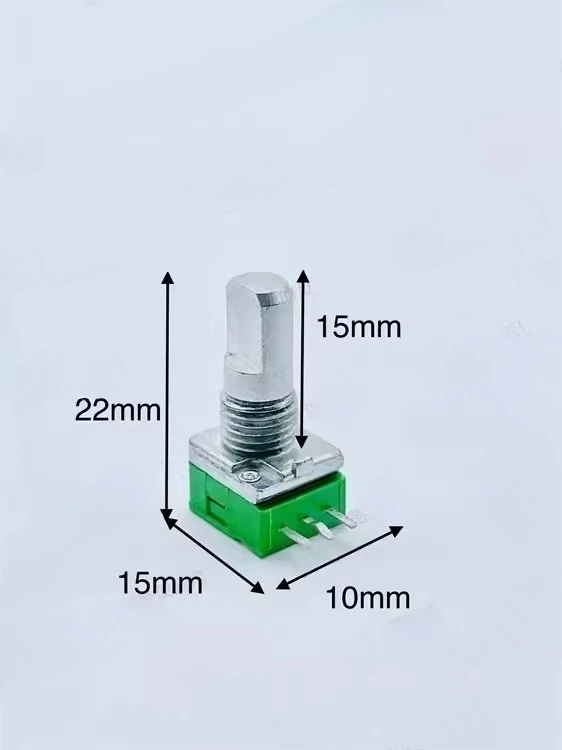 For alpha 09 single precision electric slotter multi-resistance value selection audio volume regulator shaft length 15mm 5pcs