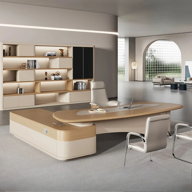 Nordic Luxury Executive Office Desk Furniture Table Storage Drawer Organizer Box Under  Work Accessories Gadgets Adjustable Desk