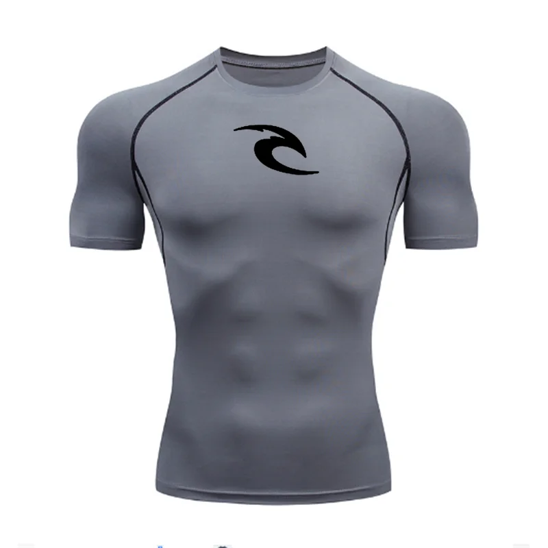 2024 Men\'s Long Sleeve Compression Shirt MMA Fitness Sport Running Gym Comfortable Fashion Breathable le Athletic Quick Dry Tops