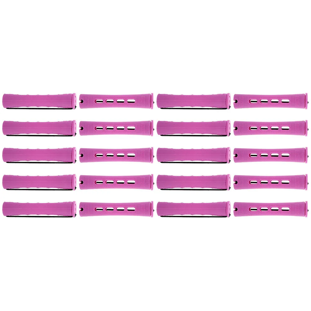 20Pcs Hair Curlers ABS Plastic Wavy Rollers DIY Hair Styling Tools Salon Curling Rollers for Curls