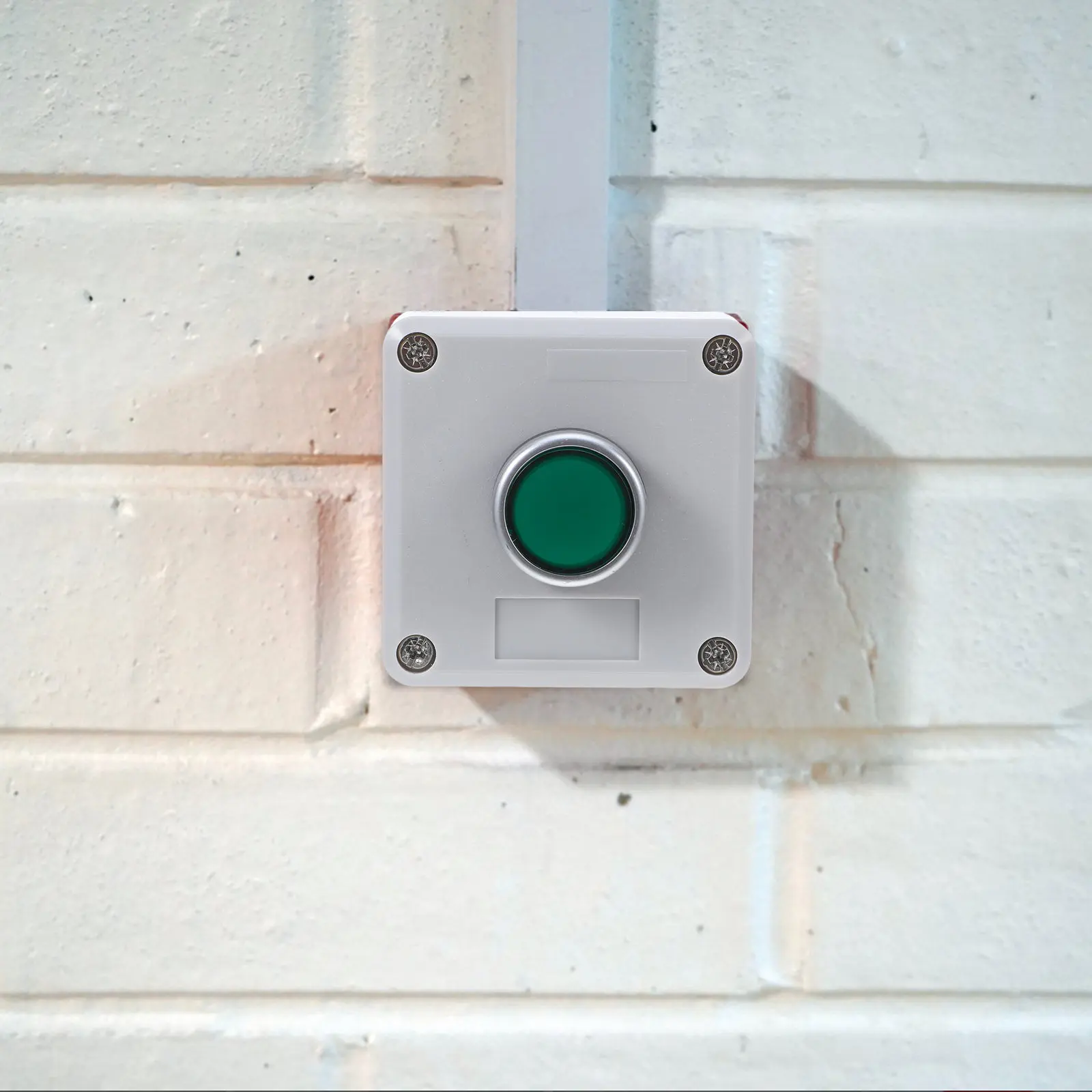 Industrial Push Button Switch Box Waterproof Momentary Station Box 2.83x2.83in Emergency Stop Start Stop Control Button Switch