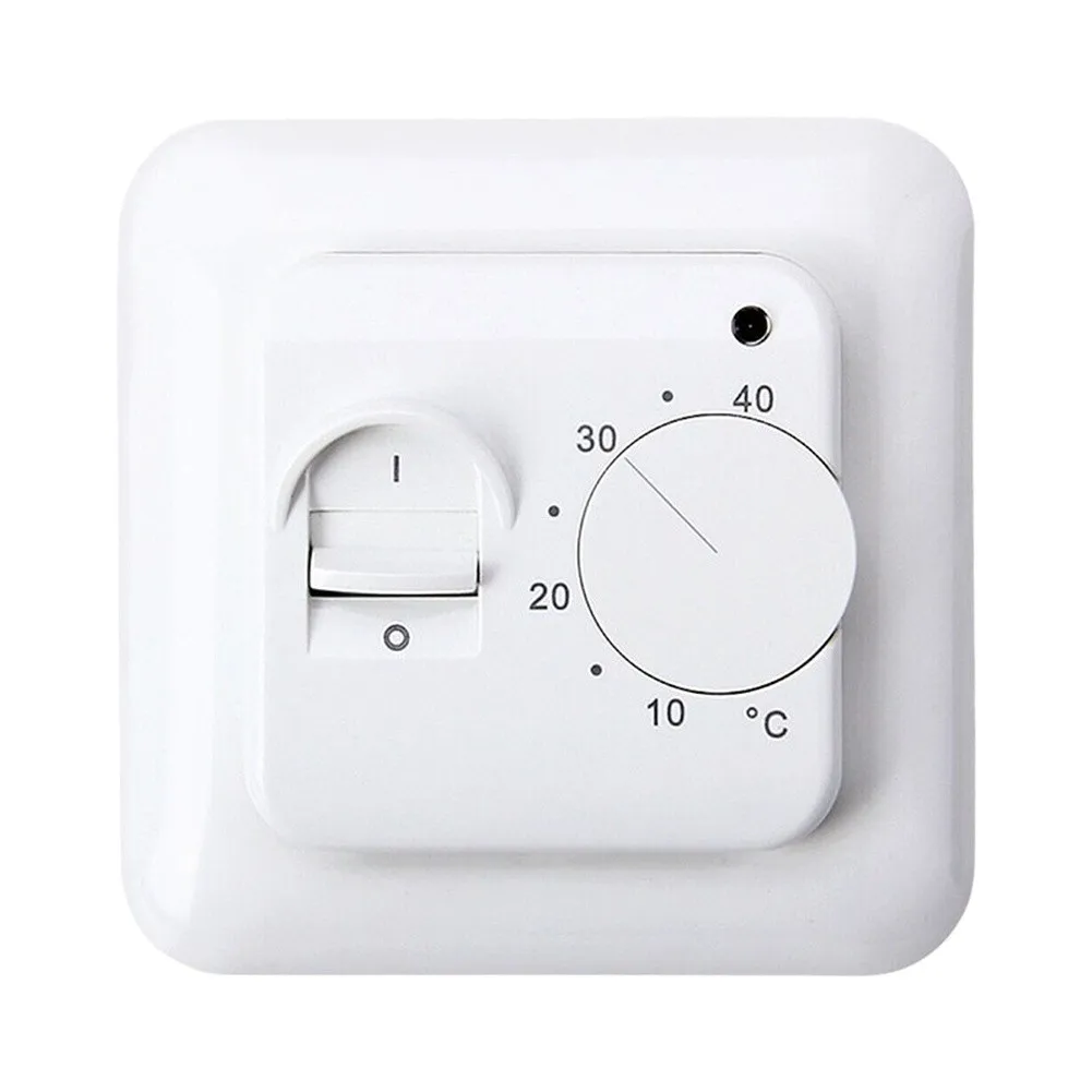 86x86 Mm Mechanical Temperature Controller Thermostat Floor Sensor Electric UnderFloor For Electrical Equipment