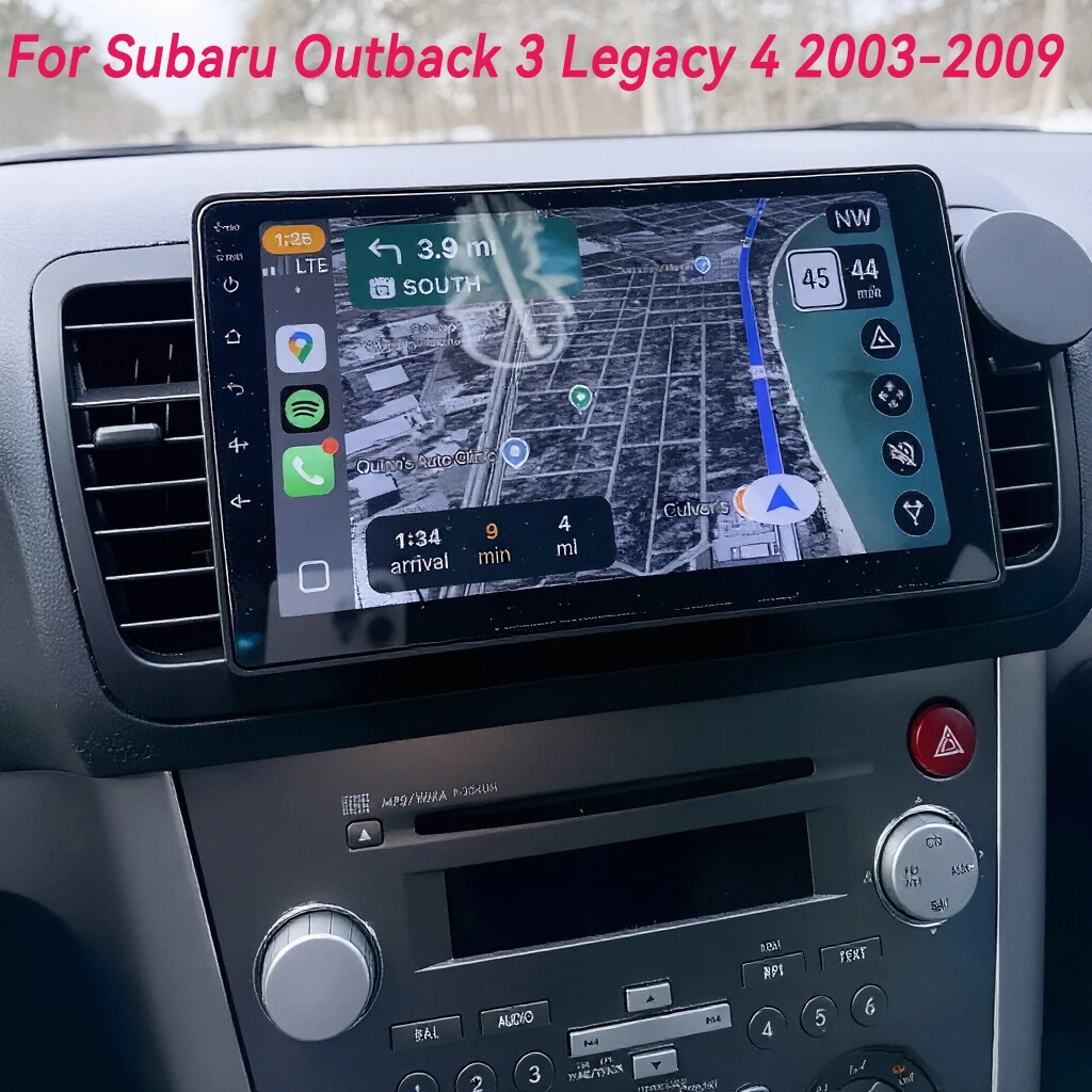 Android 16 Car Radio For Subaru Outback 3 Legacy 4 2003-2009 Multimedia Video Player Navigation GPS 4G Wireless Carplay Auto