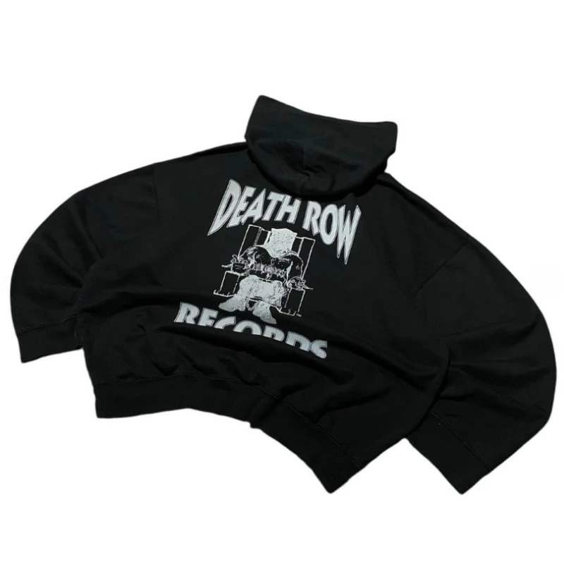 Graffiti Print Solid Color Zipper Hoodie Men Women Ins New High-quality Sports Cardigan Winter Loose High Street Leisure Jacket